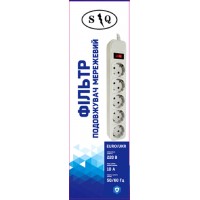 Фільтр мережевий 1,8м 5р. SQ-001 сірий Фільтр мережевий 1,8м 5р. SQ-001 сірий