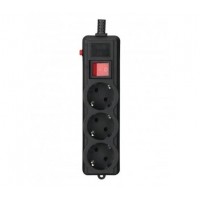 Фільтр мережевий 4.5м 3р. Gembird SPG3-G-15B PRO (чорний) Фільтр мережевий 4.5м 3р. Gembird SPG3-G-15B PRO (чорний)