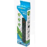 Фільтр мережевий Maxxter SPM5-G-15B 5 розеток 10A 4.5 метри (чорний) Фільтр мережевий Maxxter SPM5-G-15B 5 розеток 10A 4.5 метри (чорний)