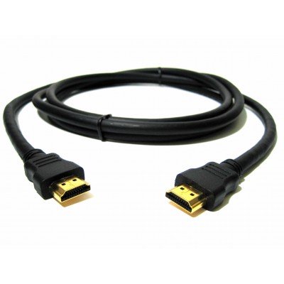 Зображення Кабель HDMI - HDMI GOLD V-1.4 чорний 2 метри у категорії Hdmi