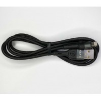 Шнур Iphone Havit HV-CB622C сітка чорний, 1.0 метр