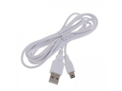 Зображення Шнур mini USB 5pin, білий 1.8 метра у категорії Шнур mini USB