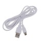 Шнур mini USB 5pin, білий 1.8 метра