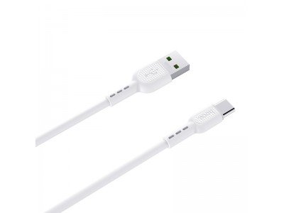 Зображення Шнур штекер USB - type-C HOCO 1.0 метр , білий у категорії Шнур Type-C