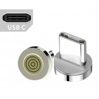 Кінцевик магнітний тype-C || QC3.0 4-x