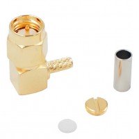 Штекер SMA plug || RG-174 90° обтискний Штекер SMA plug || RG-174 90° обтискний