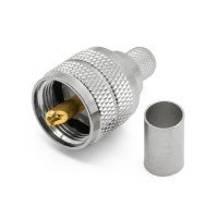 Штекер UHF обтискний || під кабель RG6