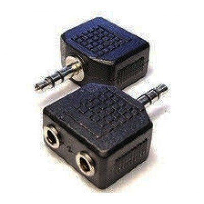 Зображення Перехідник штекер 3.5-2 гнізда 3.5 стерео у категорії 3.5 - ПЕРЕХІДНИКИ