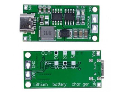 Зображення Модуль зарядки Li-ion 2Sx2A у категорії ЗАРЯДНІ ПРИСТРОЇ