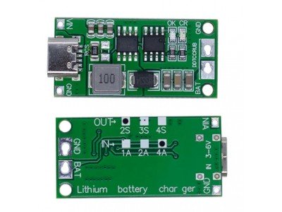 Зображення Модуль зарядки Li-ion 2Sx4A у категорії ЗАРЯДНІ ПРИСТРОЇ