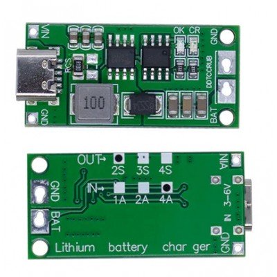Зображення Модуль зарядки Li-ion 2Sx4A у категорії ЗАРЯДНІ ПРИСТРОЇ