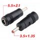 Перехідник DC штекер 3,5x1,35 - 5,5x2,1mm