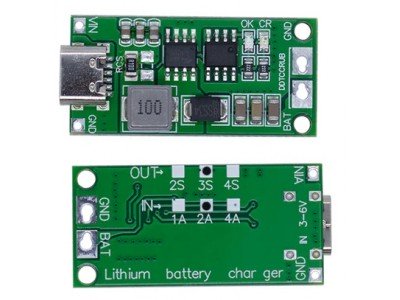 Зображення Модуль зарядки Li-ion 3Sx2A у категорії ЗАРЯДНІ ПРИСТРОЇ