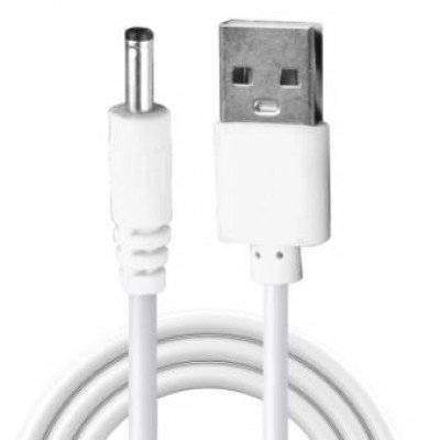 Зображення Шнур USB-А - DC 3.5х1.35мм  || білий 1.0м у категорії USB