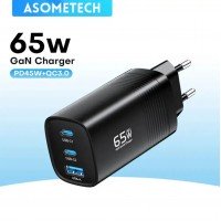 Зарядний пристрій ASOMETECH GaN 65W