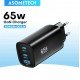 Зарядний пристрій ASOMETECH GaN 65W