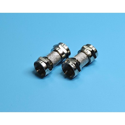 Зображення Перехідник F-бочка || F-штекер  - F-штекер у категорії Телевізійні штекера