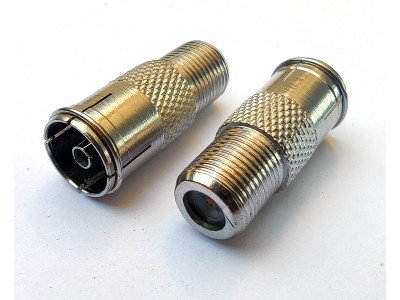 Зображення Перехідник гніздо ТВ - F-гніздо кільце у категорії Телевізійні перехідники