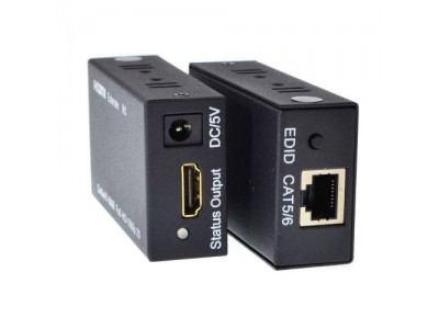 Зображення HDMI подовжувач по витій парі до 60м у категорії Модулятори