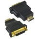 Перехідник штекер HDMI - гніздо DVI 24+1 Перехідник штекер HDMI - гніздо DVI 24+1