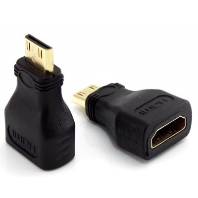 Зображення Перехідник гніздо HDMI - штекер mini HDMI у категорії HDMI - ПЕРЕХІДНИКИ