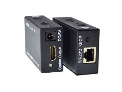 Зображення HDMI подовжувач по витій парі до 60м у категорії Модулятори