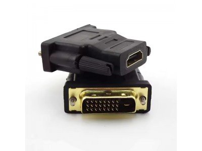 Зображення Перехідник гніздо HDMI - штекер DVI 24+1 у категорії HDMI - ПЕРЕХІДНИКИ