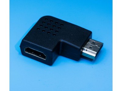 Зображення Перехідник гніздо HDMI - штекер 90&deg; ||  кутовий у категорії HDMI - ПЕРЕХІДНИКИ