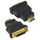 Перехідник штекер HDMI - гніздо DVI 24+1 Перехідник штекер HDMI - гніздо DVI 24+1