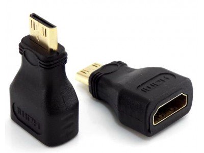 Зображення Перехідник гніздо HDMI - штекер mini HDMI у категорії HDMI - ПЕРЕХІДНИКИ