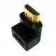 Перехідник гніздо HDMI - штекер 270° || кутовий Перехідник гніздо HDMI - штекер 270° || кутовий