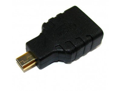 Зображення Перехідник гніздо HDMI - штекер micro HDMI у категорії HDMI - ПЕРЕХІДНИКИ