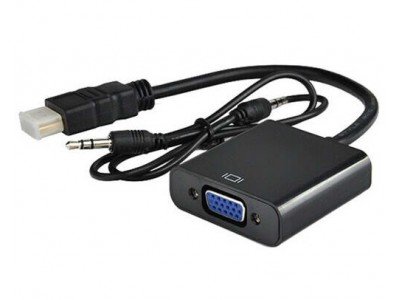 Зображення Адаптор HDMI to VGA + audio  || 1080p у категорії МОДУЛЯТОРИ HDMI
