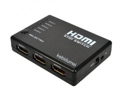 Зображення Суматор HDMI 5х1 1080P 3D у категорії МОДУЛЯТОРИ HDMI