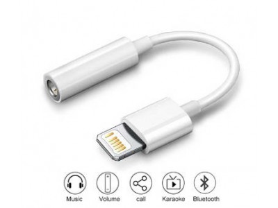 Зображення Адаптер Apple Lightning - 3.5 mm audio у категорії USB - ПЕРЕХІДНИКИ