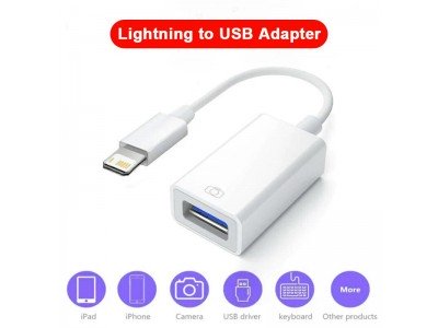 Зображення Перехідник OTG iPhone Lightning /USB3.0 у категорії КАРТКИ ПАМ'ЯТІ