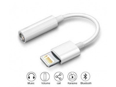 Зображення Адаптер Apple Lightning - 3.5 mm audio у категорії USB - ПЕРЕХІДНИКИ