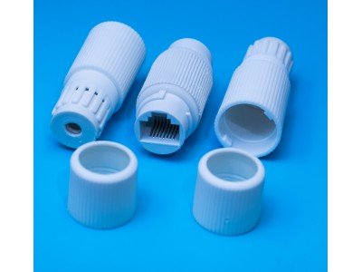 Зображення Перехідник гніздо 8p8c - гніздо 8p8c || бочка RJ-45W,герметичний у категорії Штекер інтернет мережа