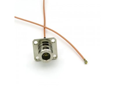 Перехідник гніздо N-TYPE- U.FL IPX RG178 планка || 15,0 см