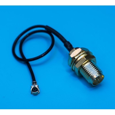 Зображення Перехідник гніздо RP-SMA jack - U.FL IPX RF 1.13 || 10.0 см у категорії SMA - ПЕРЕХІДНИКИ