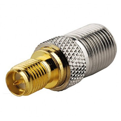 Зображення Перехідник гніздо RP-SMA jack- гніздо F (латунь) у категорії SMA - ПЕРЕХІДНИКИ