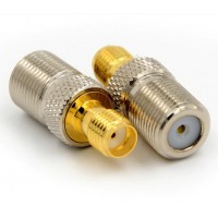 Перехідник гніздо SMA jack - гніздо F Перехідник гніздо SMA jack - гніздо F