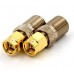 Перехідник штекер SMA plug - гніздо F (латунь)
