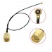 Зображення Перехідник SMA plug - IPX4/MHF4 plug || 10,0 см у категорії SMA - ПЕРЕХІДНИКИ