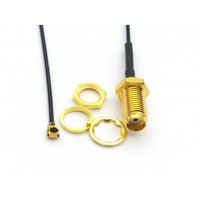 Зображення Перехідник гніздо SMA jack - U.FL IPX RF 1.13 у категорії SMA - ПЕРЕХІДНИКИ