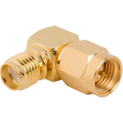 Зображення Перехідник SMA plug - SMA jack || 90&deg; у категорії SMA - ПЕРЕХІДНИКИ