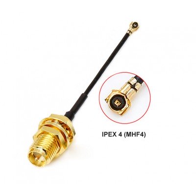 Зображення Перехідник RP-SMA jack - IPX4/MHF4 plug || 20,0 см у категорії SMA - ПЕРЕХІДНИКИ