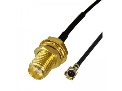 Зображення Перехідник гніздо SMA jack - U.FL IPX RF 1.13 || 15.0 см у категорії SMA - ПЕРЕХІДНИКИ