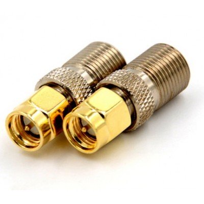 Зображення Перехідник штекер SMA plug - гніздо F (латунь) у категорії SMA - ПЕРЕХІДНИКИ