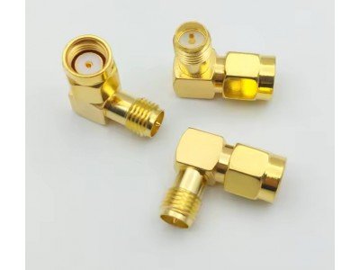 Зображення Перехідник RP-SMA plug - RP-SMA jack || 90&deg; у категорії SMA - ПЕРЕХІДНИКИ